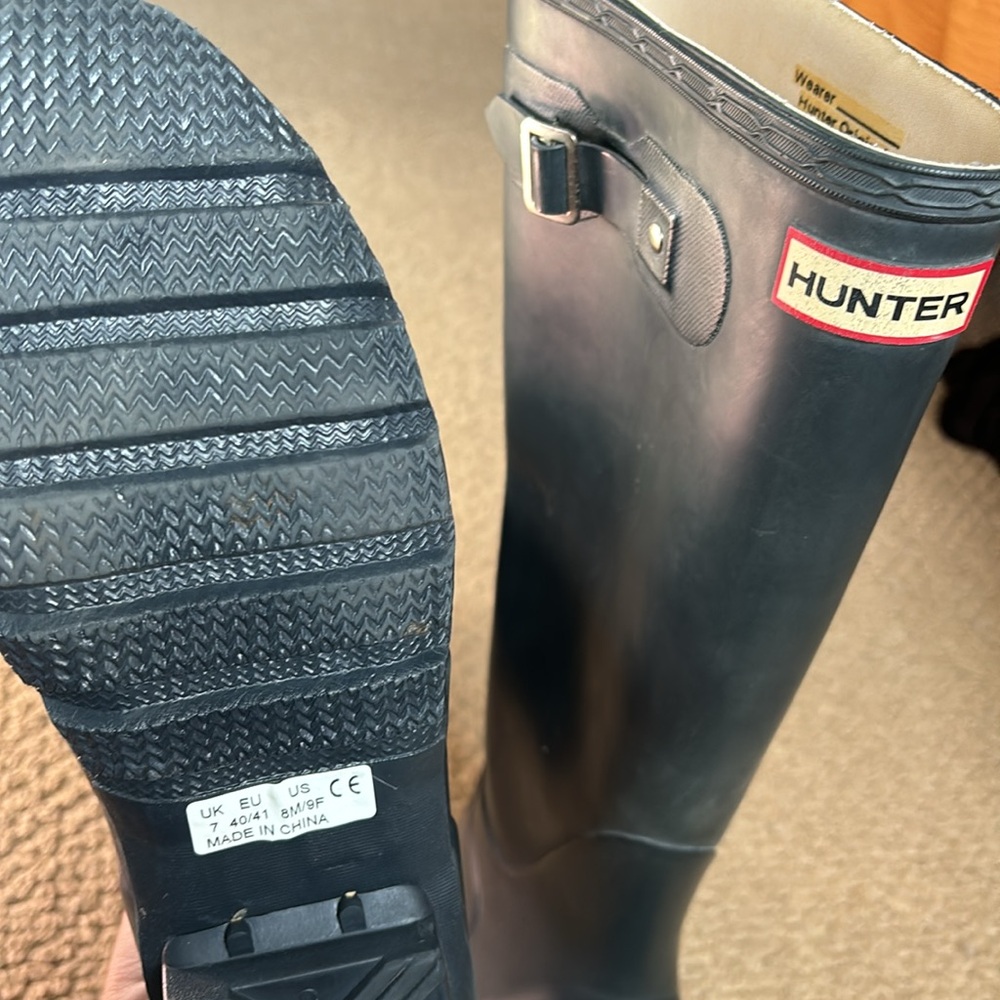 Original Hunter rain boots navy